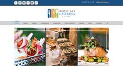 Desktop Screenshot of aboveallcatering.com